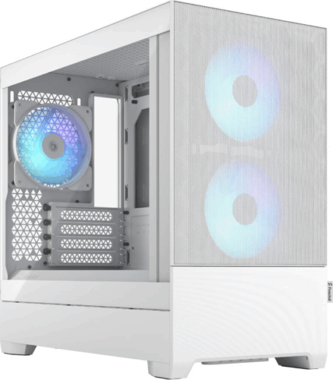 Fractal Design Pop Mini Air RGB White TG Clear Tint Számítógépház - Fehér Fractal Design Pop Mini Air RGB White TG Clear Tint Számítógépház - Fehér