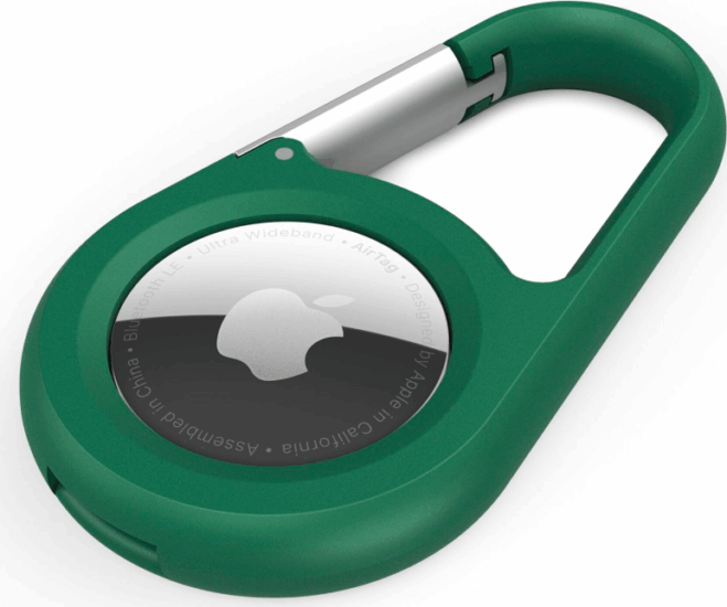 Belkin Secure Holder Apple AirTag Karabiner - Zöld Belkin Secure Holder Apple AirTag Karabiner - Zöld