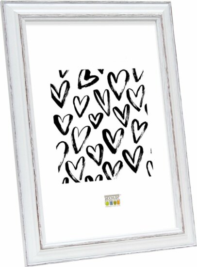Deknudt S221H3 20x25 Képkeret - Fehér/barna
