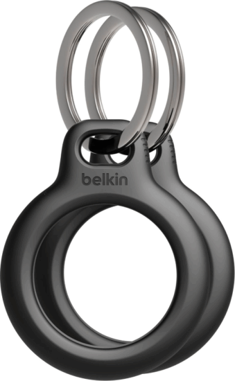 Belkin Secure Holder Apple AirTag Tok kulcskarikával - Fekete (2db) Belkin Secure Holder Apple AirTag Tok kulcskarikával - Fekete (2db)