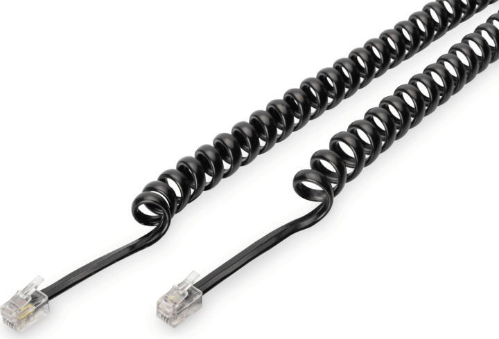 Digitus UAE Telefonkábel 2m - Fekete Digitus UAE Telefonkábel 2m - Fekete