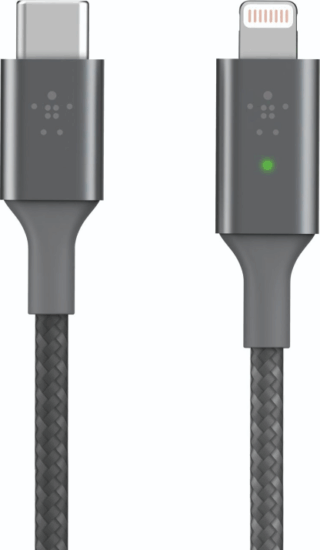 Belkin Smart LED Lightning apa - USB-C apa Adat- és töltőkábel - Fekete (1,2m) Belkin Smart LED Lightning apa - USB-C apa Adat- és töltőkábel - Fekete (1,2m)
