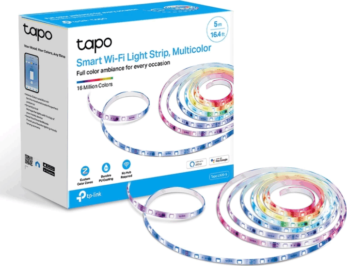 TP-Link Tapo L920-5 Wi-Fi Smart LED szalag 5m - RGB TP-Link Tapo L920-5 Wi-Fi Smart LED szalag 5m - RGB