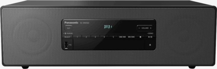 Panasonic SC-DM502E-K Mikro HiFi Rendszer - Fekete