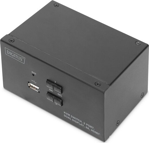 Digitus DS-12860 Dual HDMI 2-port KVM Switch