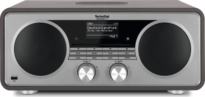 Technisat DigitRadio 602 Internet Rádió - Szürke/Ezüst
