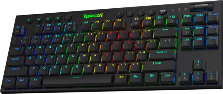 Redragon Horus TKL Wireless RGB Gaming Billentyűzet (Brown Switch) - Magyar