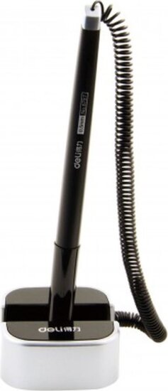 Deli Luxury Nyomógombos ügyféltoll többfajta - 0.7mm / Kék