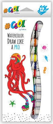 Victoria Cool 12 darabos tempera készlet - 12 színű