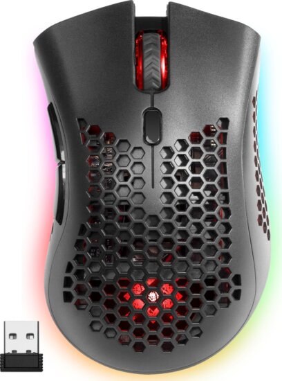 Defender Warlock GM-709L Wireless Gaming Egér - Fekete