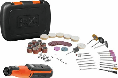 Black & Decker BCRT8IK-XJ Akkus Gravírozó csiszoló készlet