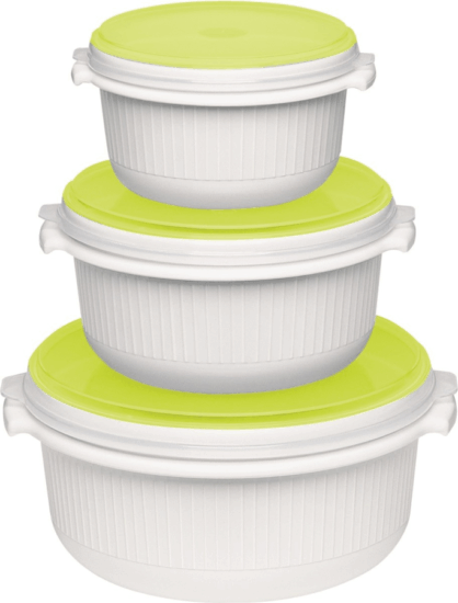 Emsa Micro Family Műanyag ételtároló doboz készlet (3 db)