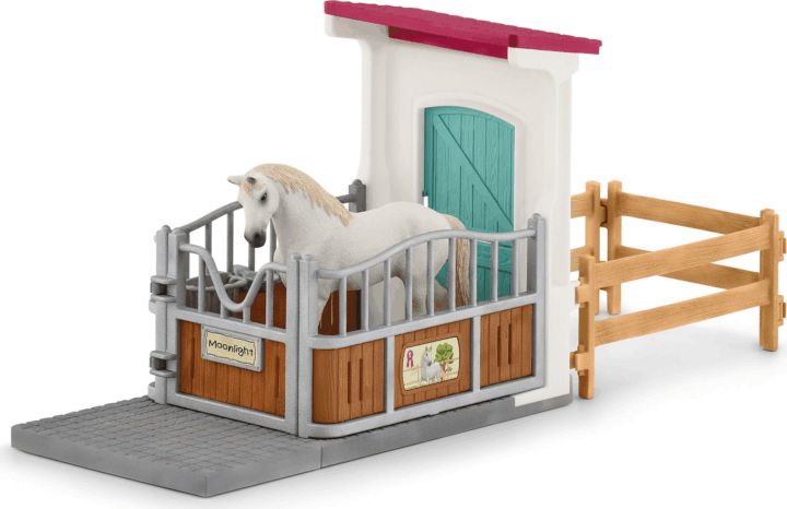 Schleich Horse Club Istálló ló figurával