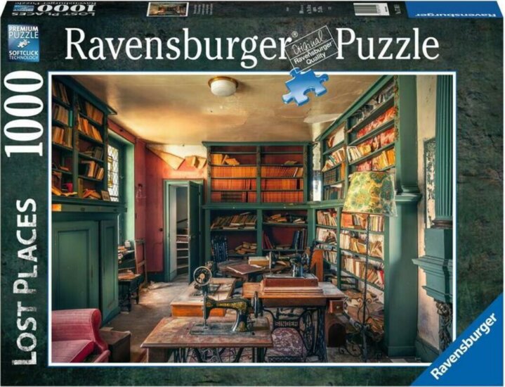 Ravensburger Lost Places Edition - Titokzatos kastélykönyvtár - 1000 darabos puzzle