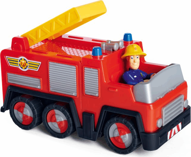 Simba Jupiter mini túzoltó autó Sam figurával - Piros