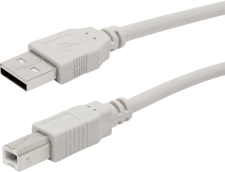 Delight 20123 USB-A apa - USB-B apa 2.0 Nyomtató kábel - Szürke (3m)