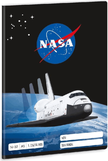Ars Una Nasa-1 32 lapos A5 1. osztályos vonalas füzet - Mintás