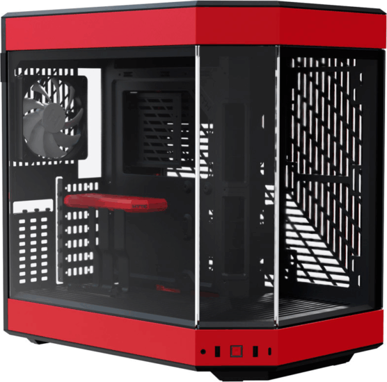 Hyte Y60 Számítógépház - Piros/Fekete