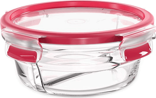 Emsa Clip & Close Üveg ételtároló elválasztóval 0,55L