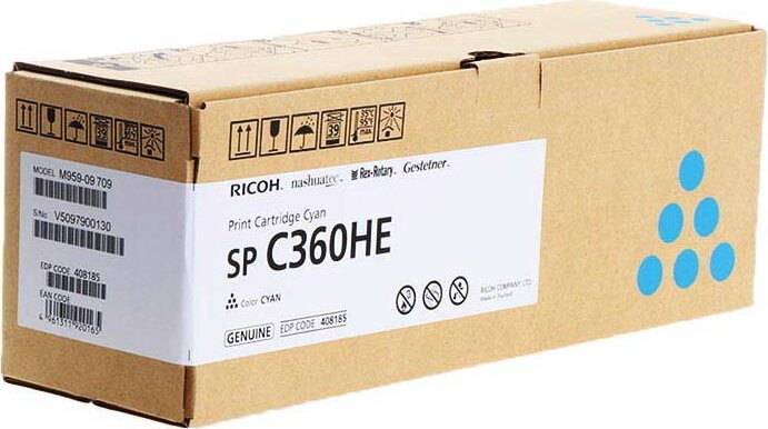 Ricoh 408185 Eredeti Toner Cián