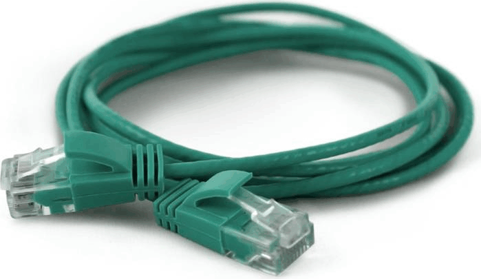 Wantec UTP CAT6a Patch kábel 0.2m - Zöld