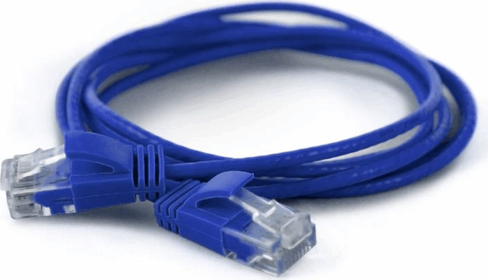 Wantec UTP CAT6a Patch kábel 0.2m - Kék