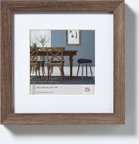 Walther EF220N Fiorito 21,5x21,5 Képkeret - Dió barna Walther EF220N Fiorito 21,5x21,5 Képkeret - Dió barna