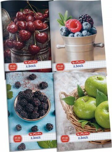 Herlitz Fruit 32 lapos A5 kockás füzet - Többféle