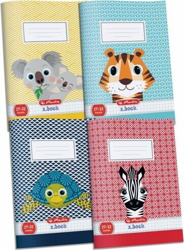 Herlitz Cute Animals 32 lapos A5 kockás füzet - Többféle