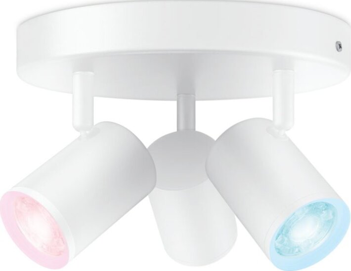 WiZ IMAGEO WiFi Okos Mennyezeti 3 spotos LED lámpa - Fehér
