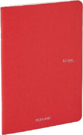 Fabriano Ecoqua Original 40 lapos A4 kockás füzet - Piros