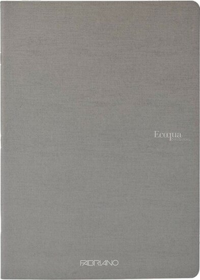 Fabriano Ecoqua Original 40 lapos A4 kockás füzet - Szürke