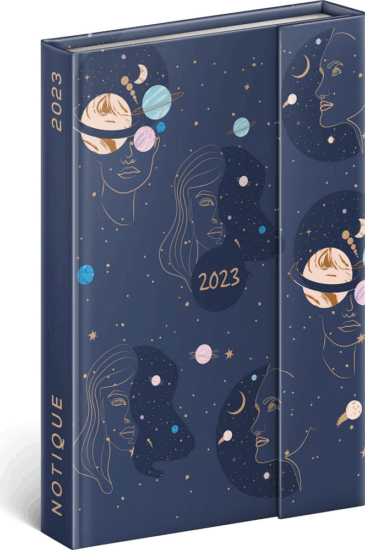 Realsystem Moon B6 2026 Zsebnaptár - Mintás