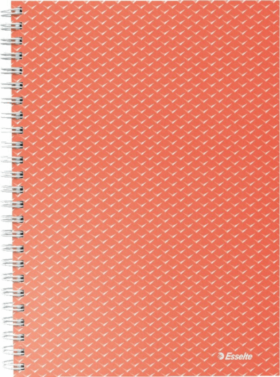 Esselte Colour'Breeze 80 lapos A5 kockás spirálfüzet - Piros