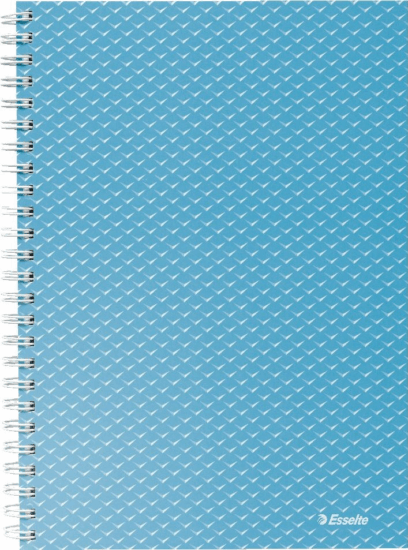 Esselte Colour'Breeze 80 lapos A5 kockás spirálfüzet - Kék
