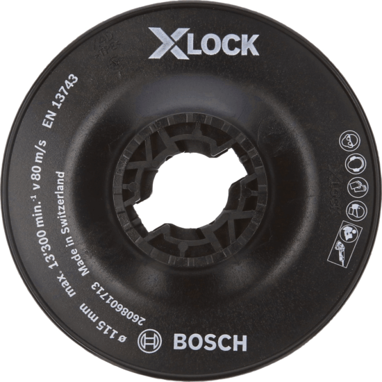 Bosch X-LOCK P50 Kemény hátlapos csiszolótárcsa - 115mm Bosch X-LOCK P50 Kemény hátlapos csiszolótárcsa - 115mm