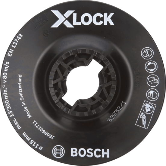 Bosch X-LOCK P60 Puha hátlapos csiszolótárcsa - 115mm