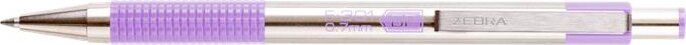 Zebra F-301 Nyomógombos golyóstoll - 0.24 mm / Kék (Lila) Zebra F-301 Nyomógombos golyóstoll - 0.24 mm / Kék (Lila)