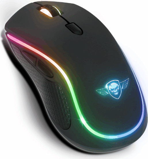 Spirit of Gamer RGB Wireless Gaming Egér - Fekete