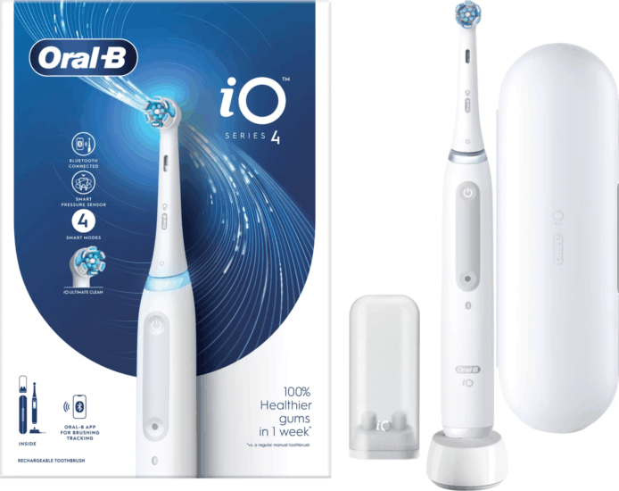 Oral-B iO Series 4 Magnetikus Elektromos fogkefe - Fehér