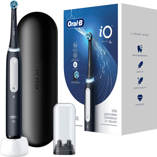 Oral-B iO Series 4 Magnetikus Elektromos fogkefe - Matt Fekete Oral-B iO Series 4 Magnetikus Elektromos fogkefe - Matt Fekete