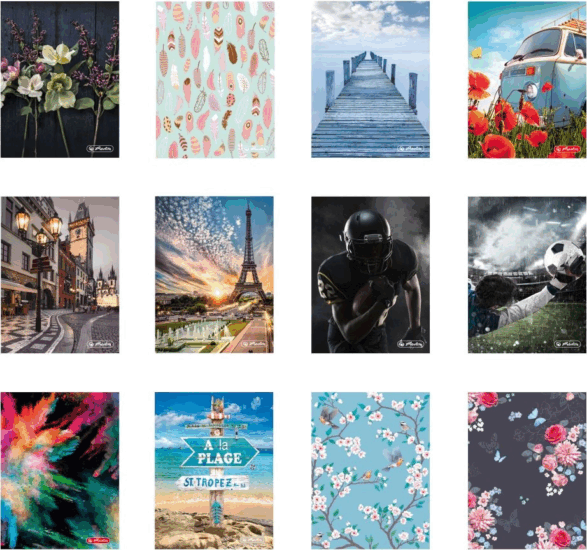 Herlitz kapcsos 6 betétes Bankkártyatartó - Többfajta