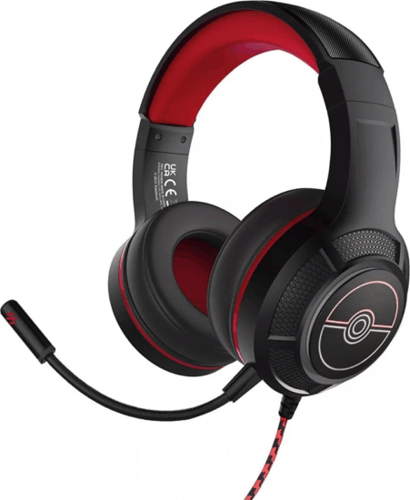 OTL Pro G4 Pokémon Gaming Headset - Fekete/Piros OTL Pro G4 Pokémon Gaming Headset - Fekete/Piros