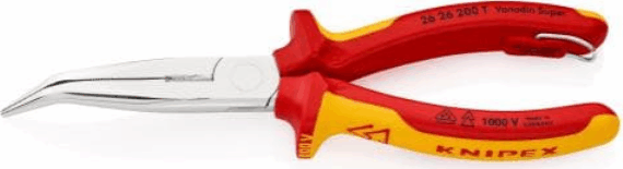 Knipex 26 26 200 T 3.2mm Fél-kerek csőrű fogó vágóéllel