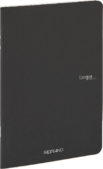 Fabriano Ecoqua Original 40 lapos A4 sima füzet - Fekete