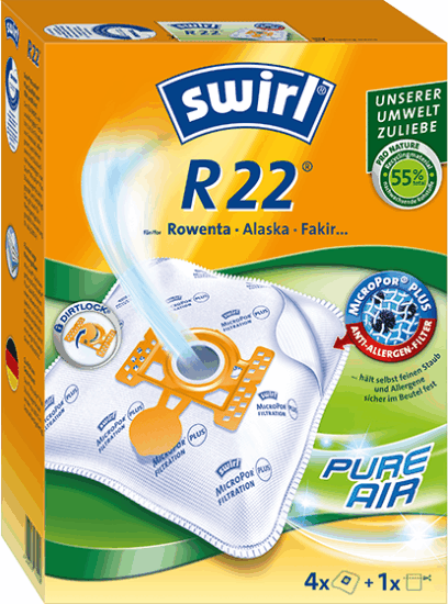 Swirl R 22 (F89) MP Plus AirSpace Porzsák (4 db / csomag)