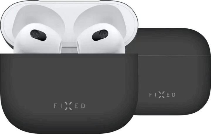 Fixed Silky Apple Airpods 3 Tok - Fekete