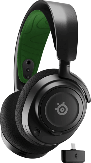 SteelSeries Arctis Nova 7X Wireless Gaming Headset - Fekete/Zöld SteelSeries Arctis Nova 7X Wireless Gaming Headset - Fekete/Zöld