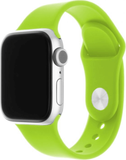 Fixed Apple Watch S1/2/3/4/5/6/7/SE Szilikon szíj 38/40/41 mm - Zöld