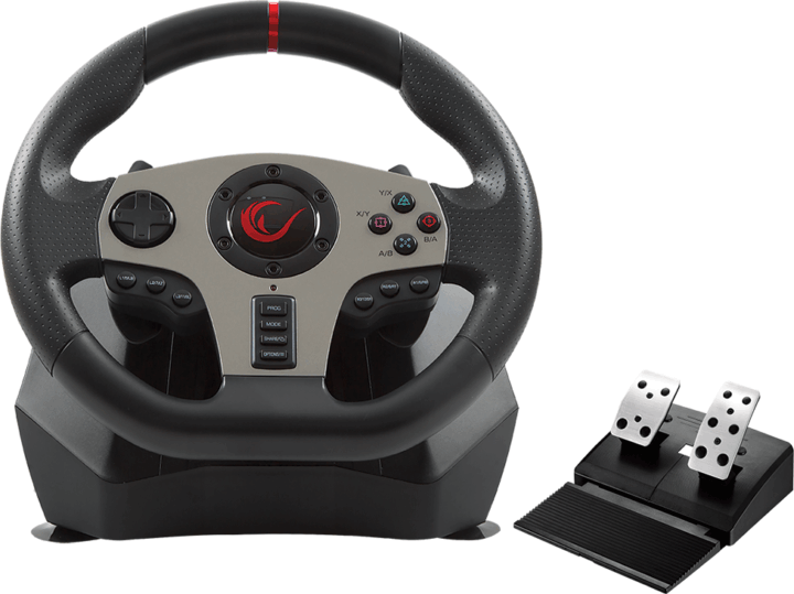 Rampage V900-S Kormány + pedál szett - Fekete